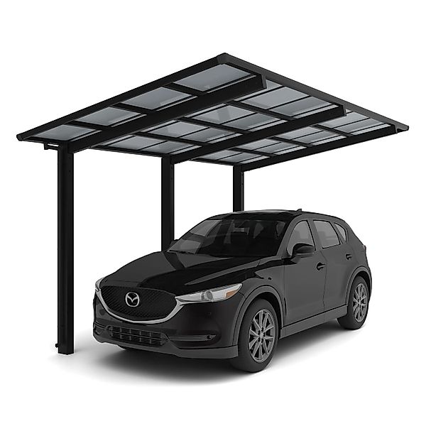 Ximax Alu Einzelcarport Linea Typ 110 Schwarz XS 243 x 495 cm Sonderfertigu günstig online kaufen