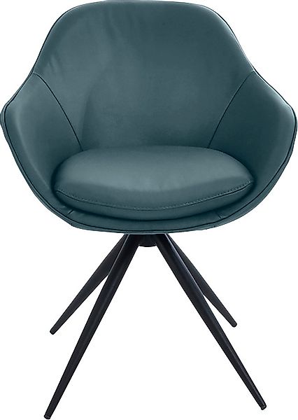 K+W Komfort & Wohnen Drehstuhl "ZOOM" () 4-Fuß Drehstuhl mit Gestell aus Me günstig online kaufen