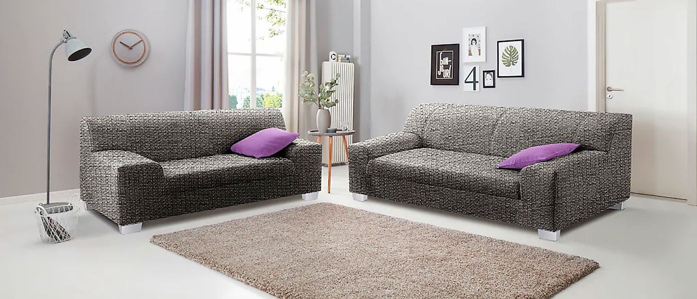 DOMO collection Polstergarnitur "Amando zeitlos und modern, komfortabel" Sp günstig online kaufen