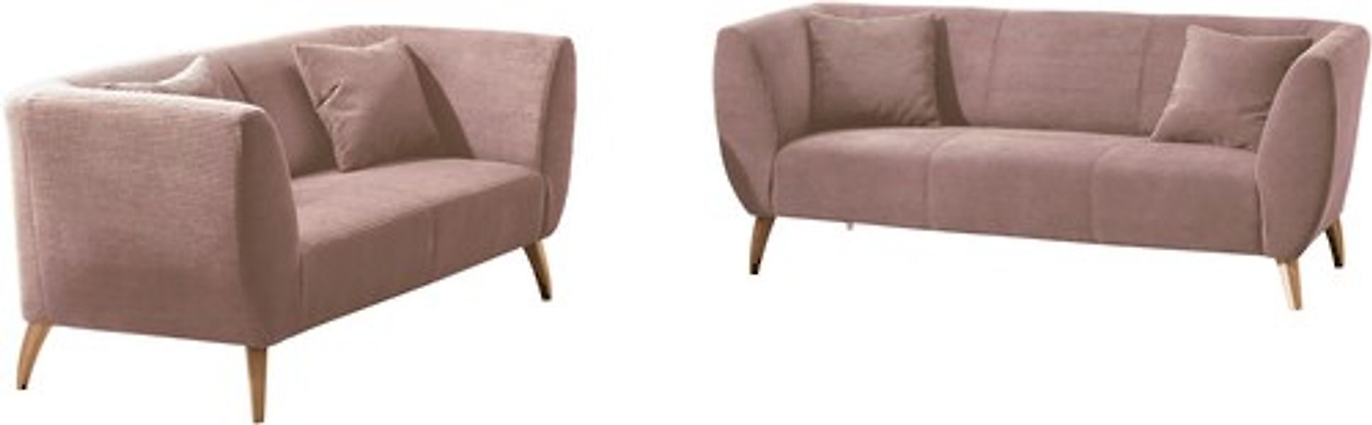 Home affaire Polstergarnitur »Colori« Set, 3-Sitzer und 2-Sitzer, 2 Stk. tl günstig online kaufen