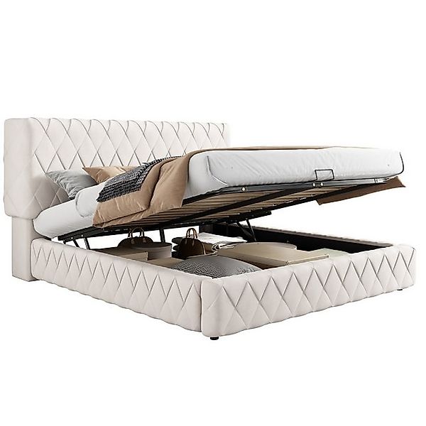 Thanaddo Polsterbett Doppelbett, Polsterbett, Stauraumbett, Funktionsbett, günstig online kaufen