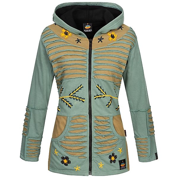 ankerglut Kapuzenfleecejacke Multicolor ANKERGLUT #nepalliebe FLOWER günstig online kaufen