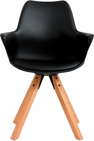 SalesFever Esszimmerstuhl "Monza - Stilvoller Armlehnstuhl fürs Esszimmer", günstig online kaufen