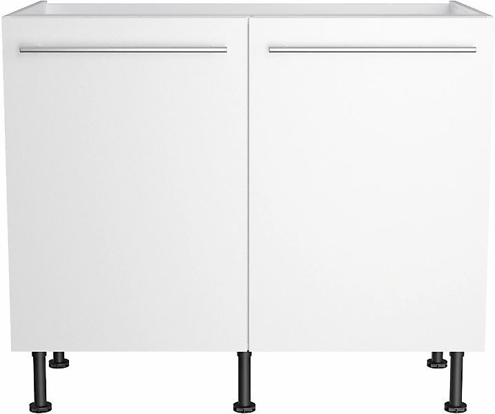 KOCHSTATION Spülenschrank "KS-Bern2" Breite 100 cm, 2 Türen günstig online kaufen