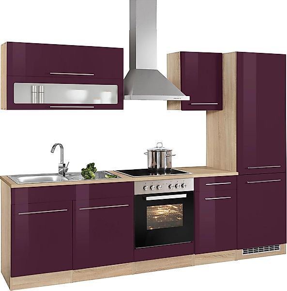 KOCHSTATION Küchenzeile "KS-Eton" mit E-Geräten, Breite 270 cm günstig online kaufen