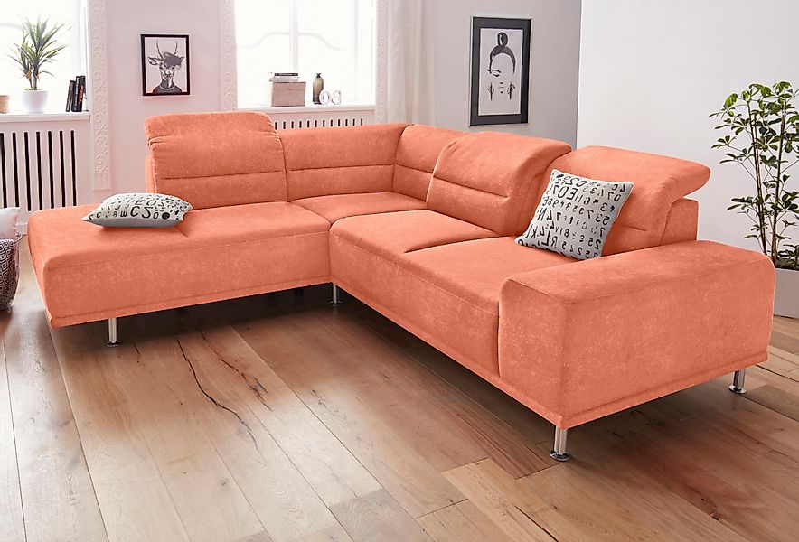 sit&more Ecksofa Mariola L-Form, mit Federkern günstig online kaufen