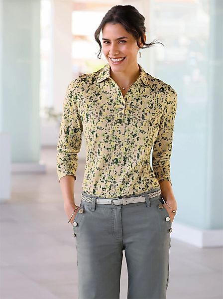 Inspirationen Poloshirt "Langarm-Poloshirt", (1 tlg.) günstig online kaufen
