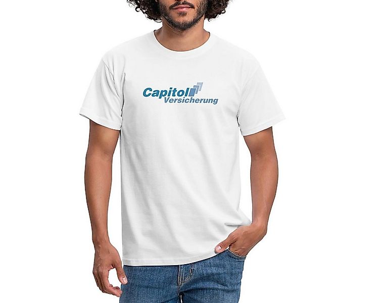 Spreadshirt T-Shirt Stromberg Logo Capitol Versicherung Männer T-Shirt (1-t günstig online kaufen