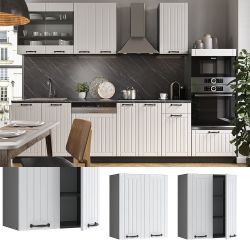Vicco Hängeschrank Fame-Line, Weiß Landhaus/Anthrazit, 60 günstig online kaufen