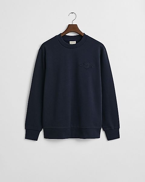 Gant Sweatshirt TONAL SHIELD Rundhals, regular günstig online kaufen