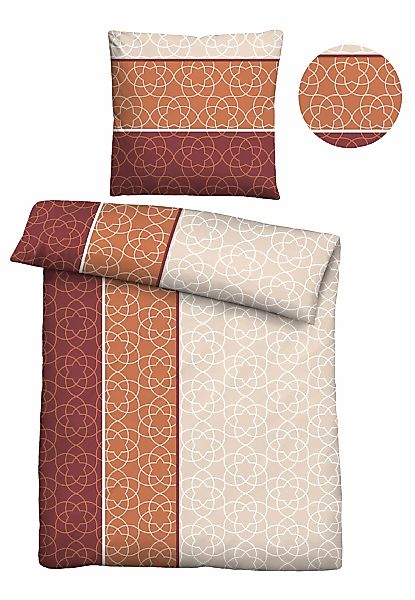 Castell - Markenbettwäsche Bettwäsche "0301109" 2 Stk. tlg. wohlig warm, te günstig online kaufen