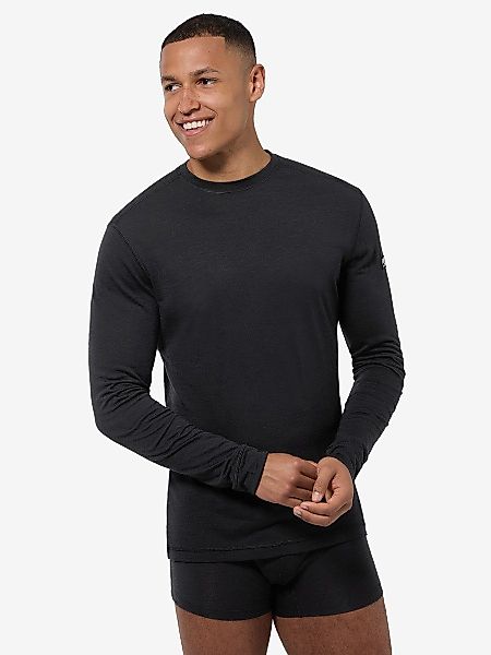 SUPER.NATURAL Langarmshirt für Herren, Merino M günstig online kaufen