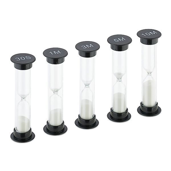 relaxdays Sanduhr Sanduhren 5er Set günstig online kaufen