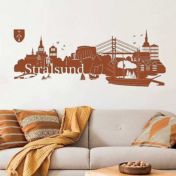 Wandtattoo Skyline Stralsund günstig online kaufen