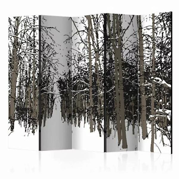 artgeist Paravent trees - autumn II [Room Dividers] mehrfarbig Gr. 225 x 17 günstig online kaufen