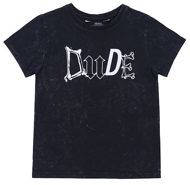 Sarcia.eu Kurzarmbluse Schwarzes T-Shirt Dude 6-7 Jahre günstig online kaufen
