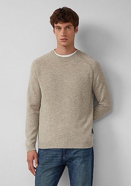 s.Oliver Longpullover Strickpullover Strickpullover aus reiner Lammwolle günstig online kaufen