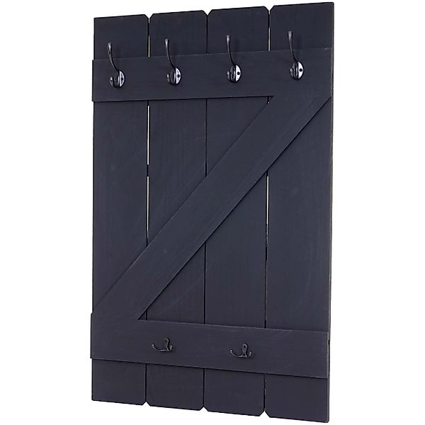 BERLINLODGE® Wandgarderobe Garderobe Garderobenpaneel HxBxT 91x60x10cm günstig online kaufen