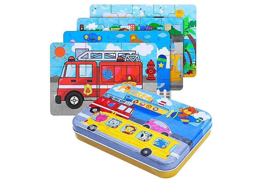 CLTYQ Puzzle Puzzle Kinderpuzzle Puzzleteile, ab 3 Vier schwierigkeitsgrade günstig online kaufen