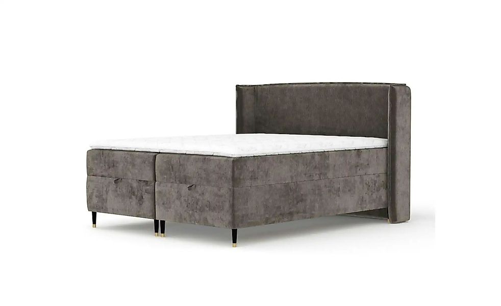 Boxspringbett mit Stauraum   ¦ braun ¦ Maße (cm): B: 158 H: 117 Betten > Ko günstig online kaufen