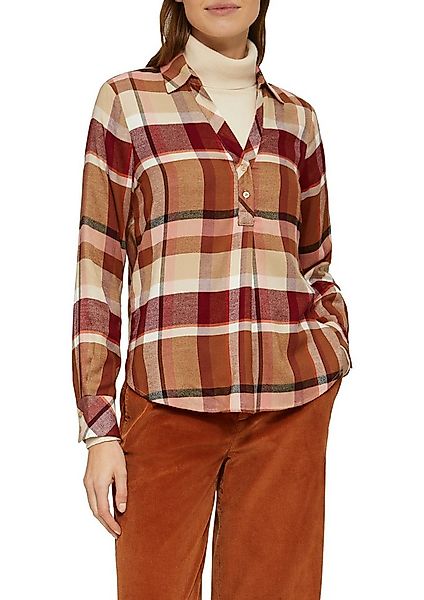 s.Oliver Langarmbluse mit Karo Muster günstig online kaufen