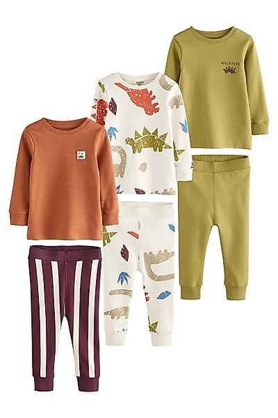 Next Pyjama 3er-Pack Langarm-Schlafanzüge (6 tlg) günstig online kaufen