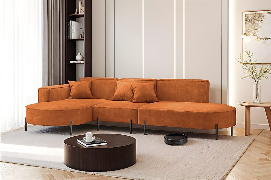 Fun Möbel Ecksofa Sofa VALENCIA mit günstig online kaufen