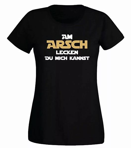 G-graphics T-Shirt Damen T-Shirt - Am Arsch lecken Du mich kannst mit trend günstig online kaufen