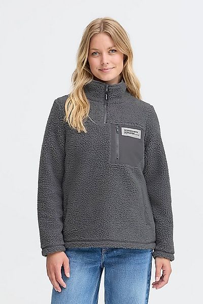 OXMO Plüschjacke OXABBY Gemütliche Plüschjacke mit Paspeltaschen günstig online kaufen