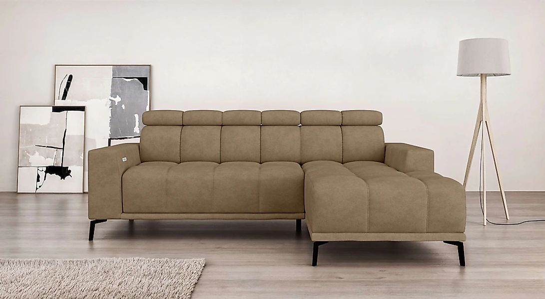 Home affaire Ecksofa "CAZIE, Designsofa, L-Form, trendige Bubble-Optik," L- günstig online kaufen