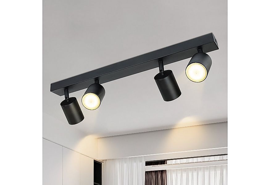 Nettlife Deckenstrahler 2/3/4/ Flammig Deckenlampe Weiss Flur GU10 Modern D günstig online kaufen