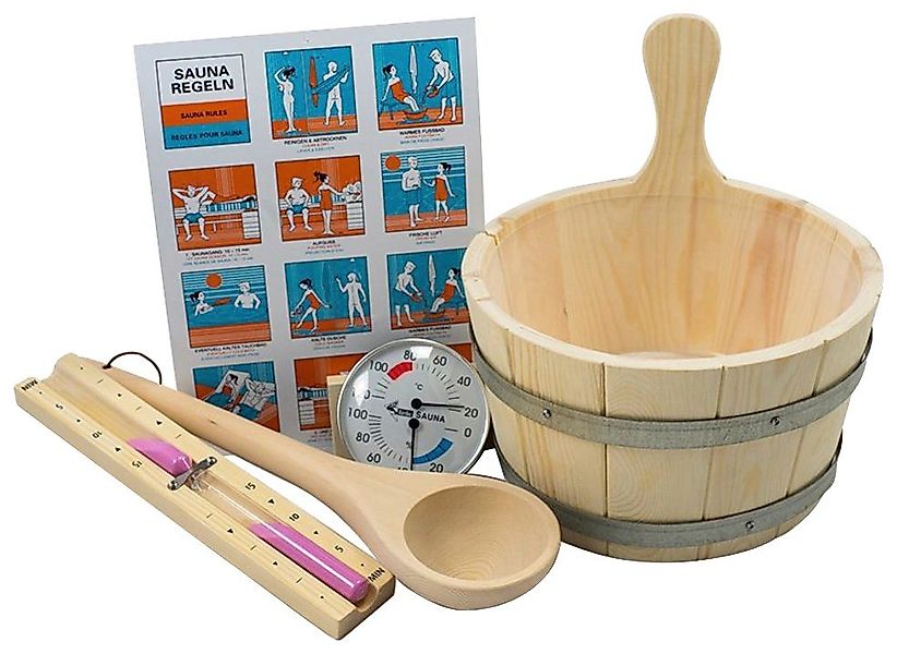 Karibu Sauna-Aufgussset Zubehörset Classic (6-tlg) günstig online kaufen