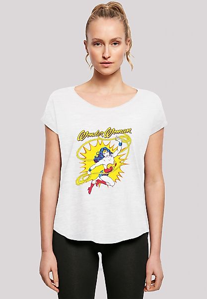 F4NT4STIC T-Shirt "DC Comics Wonder Woman Vintage Leap", Damen,Premium Merc günstig online kaufen