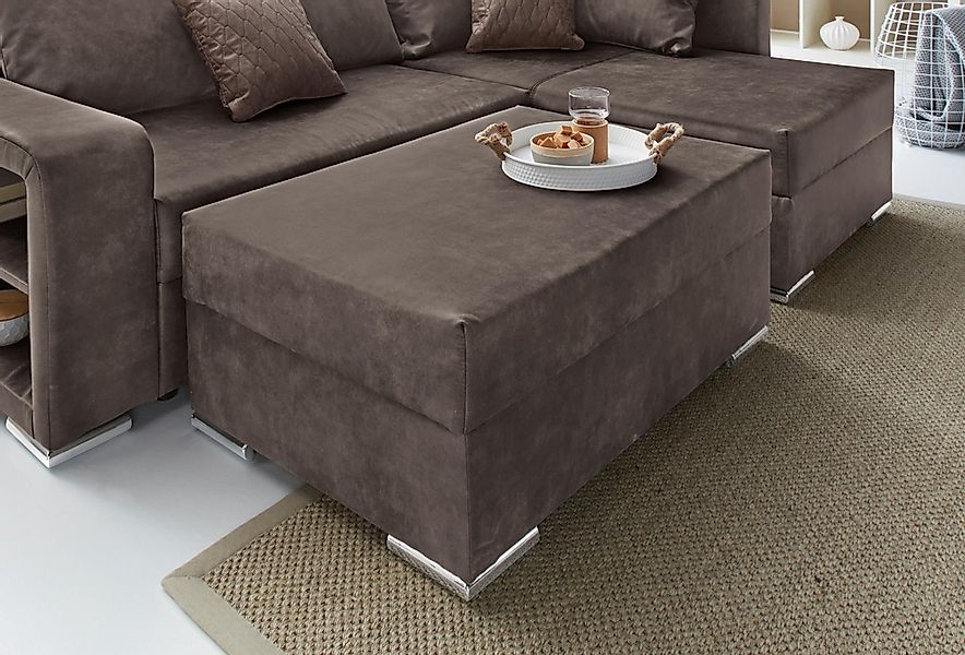 COLLECTION AB Hocker "John" Frei im Raum stellbar, wahlweise mit Federkern günstig online kaufen