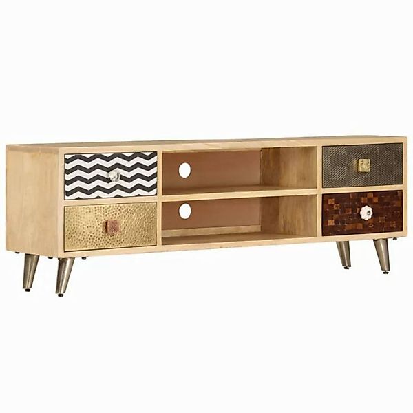 furnicato TV-Schrank 120x30x40 cm Massivholz Mango (1-St) günstig online kaufen