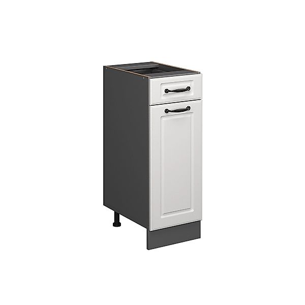 Vicco Unterschrank R-Line, Weiß Landhaus/Anthrazit, 30 günstig online kaufen