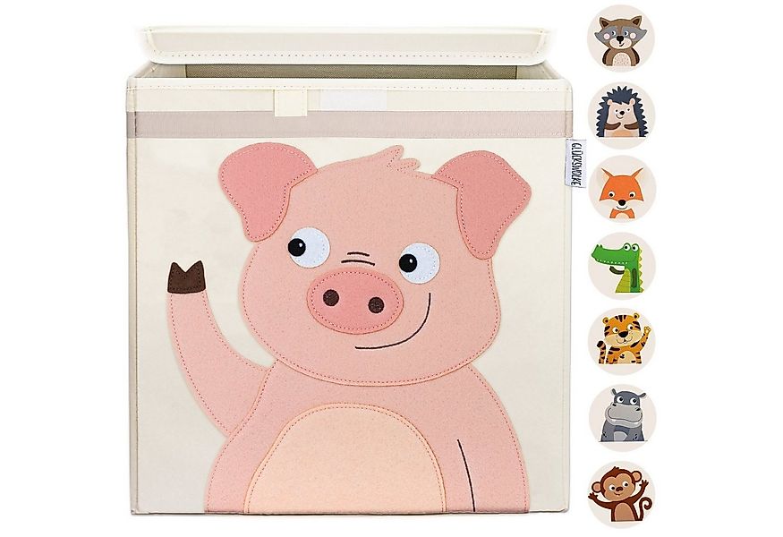 GLÜCKSWOLKE Aufbewahrungsbox Kinder - 15 Motive I Spielzeugkiste mit Deckel günstig online kaufen