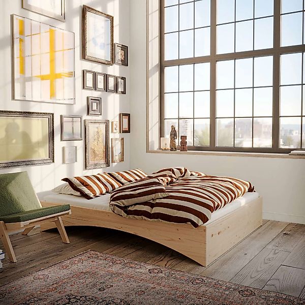 Karup Design Bettgestell "Orbit Bed, Massivholzbett, Futonbett, FSC-zertifi günstig online kaufen