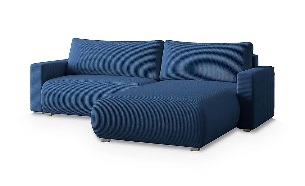 MASSENO Ecksofa  Turin  ¦ blau ¦ Maße (cm): B: 265 H: 83 Polstermöbel > Sof günstig online kaufen