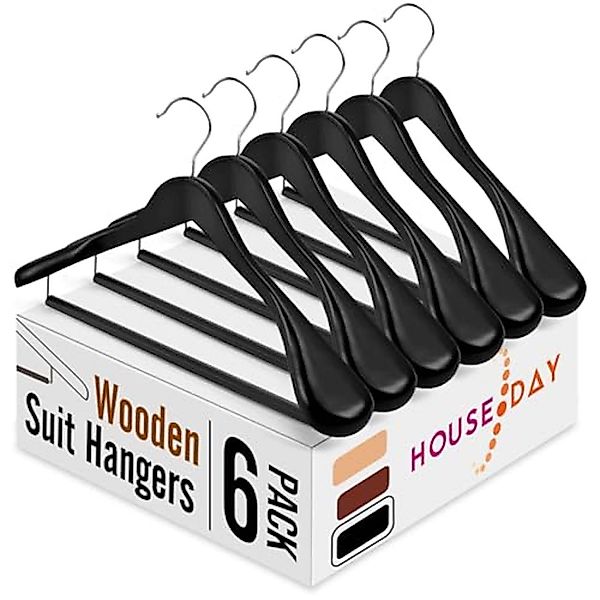 House Day Kleiderbügel Anzugsbügel holz, Kleiderbügel günstig online kaufen