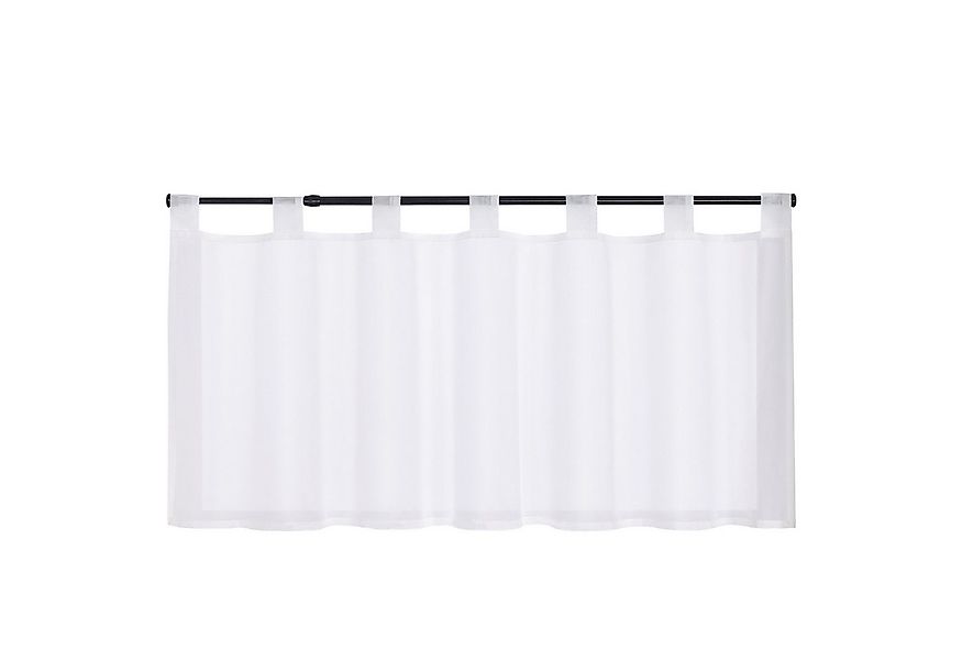 Delien Scheibengardine Eva, Schlaufen, Voile Uni Kurzstore Küche günstig online kaufen