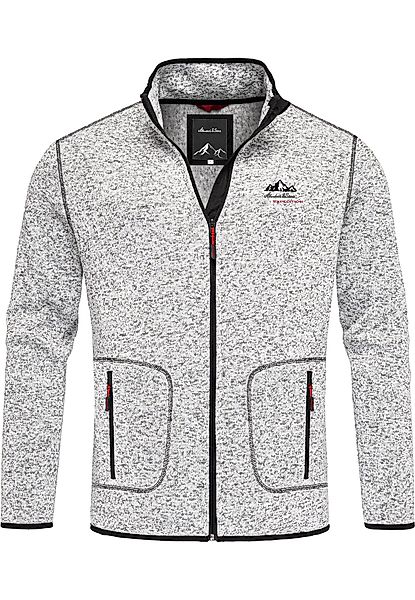 Amaci&Sons Fleecejacke VISALIA Fleecejacke Herren Strickfleece günstig online kaufen