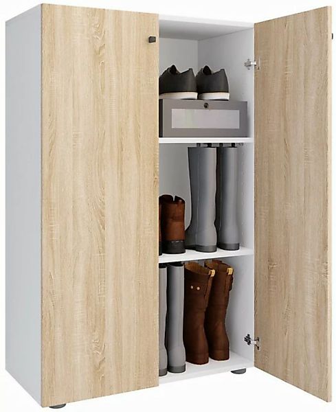 VCM Schuhschrank Holz Schuhschrank Schuhregal Schuhkommode Lona 3 (1-St) günstig online kaufen