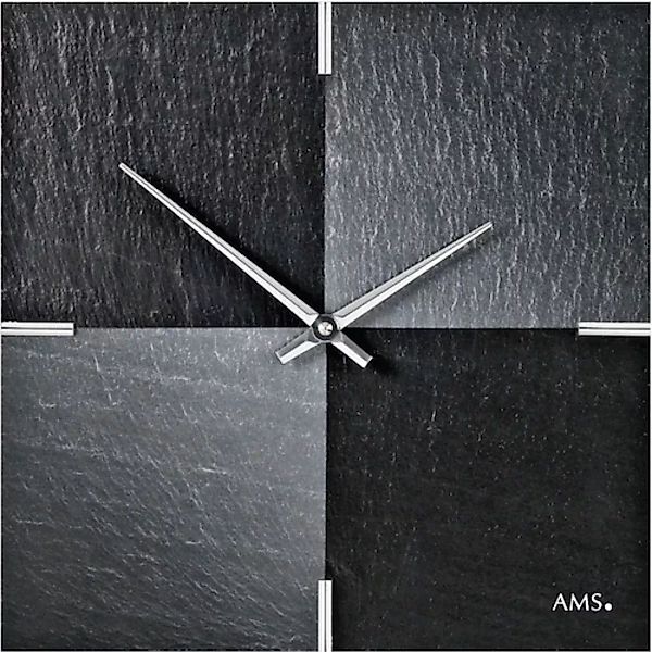 AMS Wanduhr »W9520«, Made in Germany,Schiefer,Wohnzimmer,Esszimmer,Küche,Ar günstig online kaufen