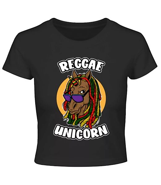 Reggae Unicorn · Crop T-Shirt günstig online kaufen