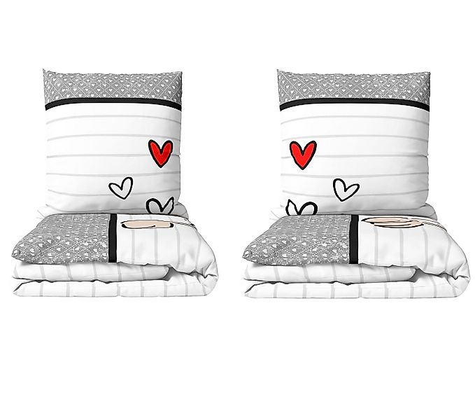 Leonado Vicenti Bettwäsche Schaf aus Hochwertiger Mikrofaser, Microfaser, 4 günstig online kaufen