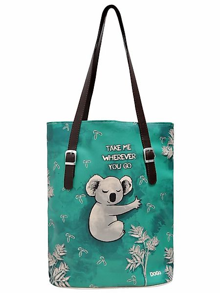 DOGO Umhängetasche "Tall Bag Damen Schultertasche Koala Hug Damen Schultert günstig online kaufen