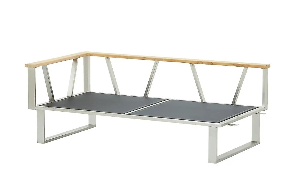 Zebra 2-Sitzer Sofa Armlehne links  Belvedere ¦ grau ¦ Maße (cm): B: 156 H: günstig online kaufen