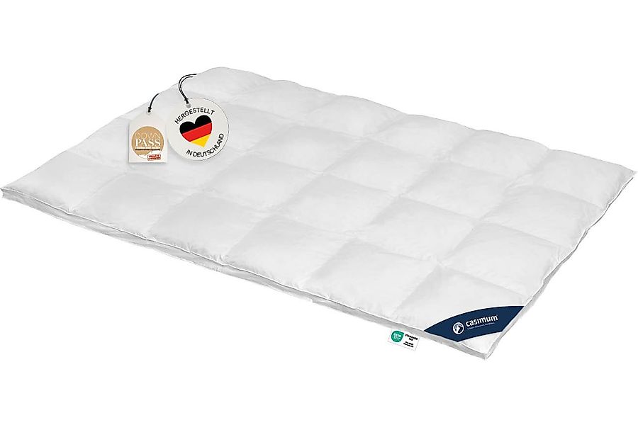 casimum Daunenbettdecke LUXUS Daunendecke 135x200, 155x220, 200x200 für Som günstig online kaufen