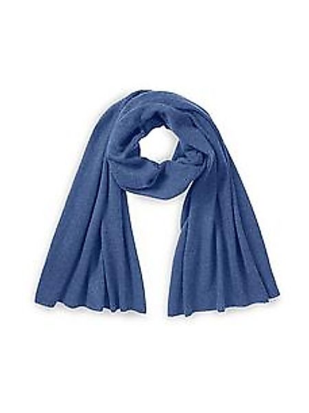 Schal Peter Hahn Seide/Kaschmir blau günstig online kaufen